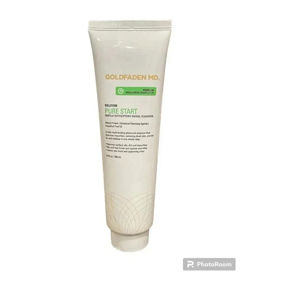 GOLDFADEN MD. Pure Start Gentle Detoxifying Facial Cleanser Wash Skincare NWOT - Picture 1 of 3